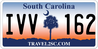SC license plate IVV162