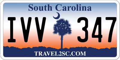 SC license plate IVV347