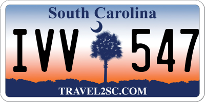 SC license plate IVV547