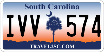 SC license plate IVV574