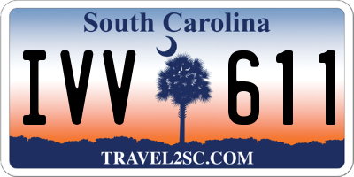 SC license plate IVV611