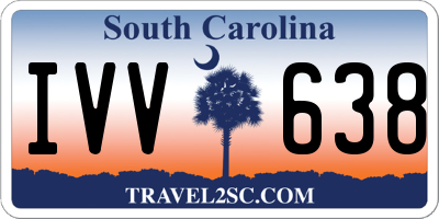 SC license plate IVV638
