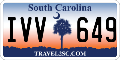 SC license plate IVV649