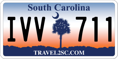 SC license plate IVV711