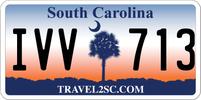 SC license plate IVV713