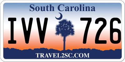 SC license plate IVV726