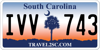 SC license plate IVV743