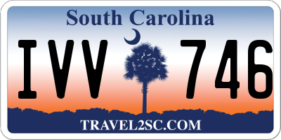 SC license plate IVV746
