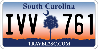 SC license plate IVV761