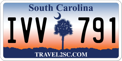 SC license plate IVV791