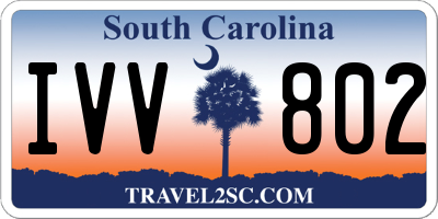 SC license plate IVV802