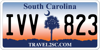 SC license plate IVV823