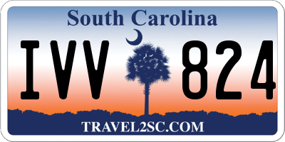 SC license plate IVV824