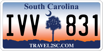 SC license plate IVV831