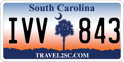 SC license plate IVV843