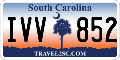 SC license plate IVV852