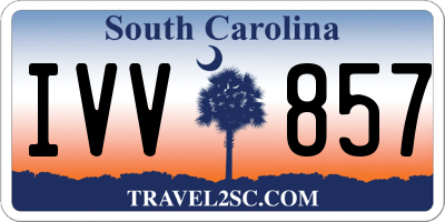 SC license plate IVV857