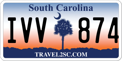 SC license plate IVV874