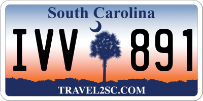 SC license plate IVV891