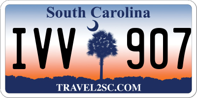 SC license plate IVV907
