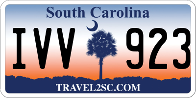 SC license plate IVV923
