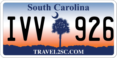 SC license plate IVV926
