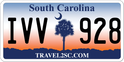 SC license plate IVV928
