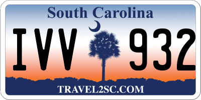 SC license plate IVV932