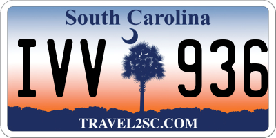 SC license plate IVV936