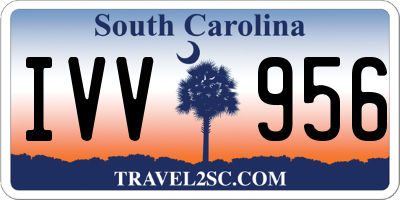 SC license plate IVV956