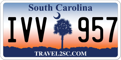 SC license plate IVV957