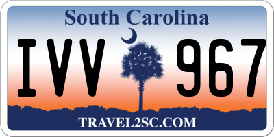 SC license plate IVV967