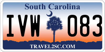 SC license plate IVW083