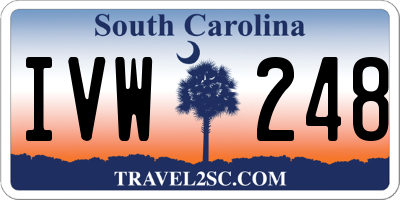 SC license plate IVW248