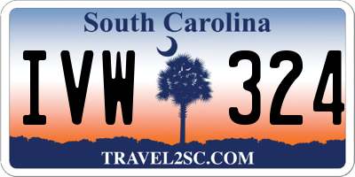 SC license plate IVW324