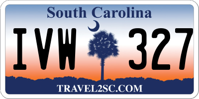 SC license plate IVW327