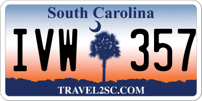 SC license plate IVW357