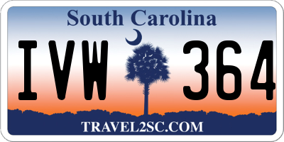 SC license plate IVW364