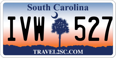 SC license plate IVW527