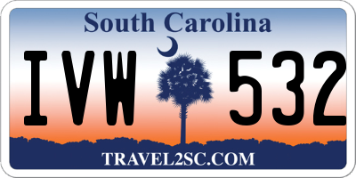 SC license plate IVW532