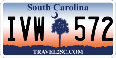 SC license plate IVW572