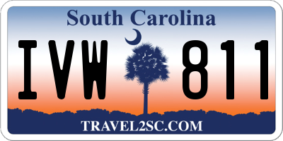 SC license plate IVW811
