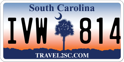 SC license plate IVW814