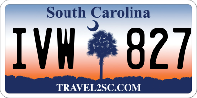 SC license plate IVW827