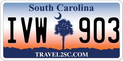 SC license plate IVW903