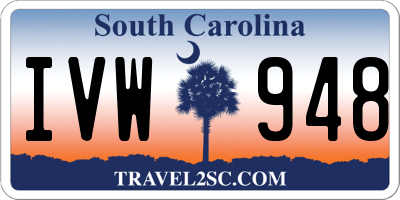 SC license plate IVW948