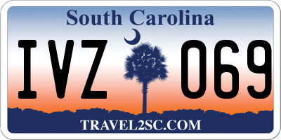 SC license plate IVZ069