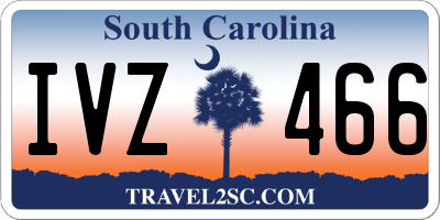 SC license plate IVZ466