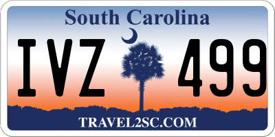 SC license plate IVZ499