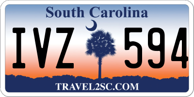 SC license plate IVZ594